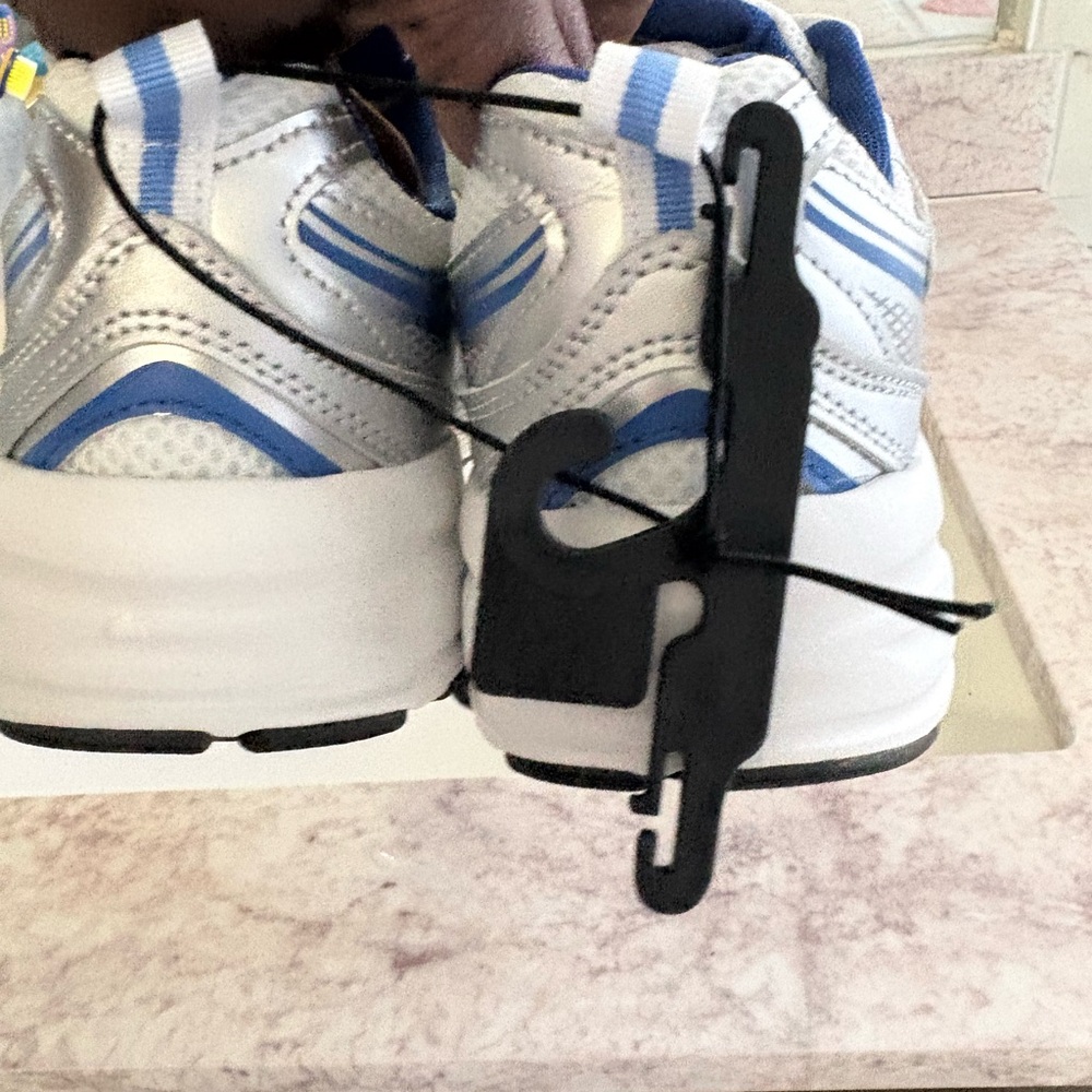 Avia Silver and Blue Athletic Shoes - Picture 3 of 5